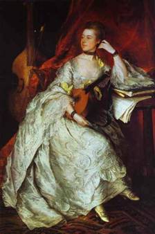 Thomas Gainsborough.  Mrs. Philip Thicknesse, nee Anne Ford.
