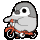 企鵝腳踏車.gif